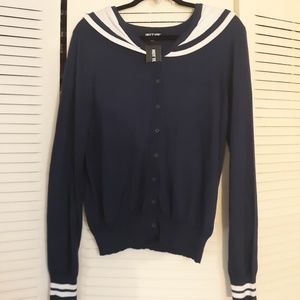 Cute Hot Topic sailor girl cardigan